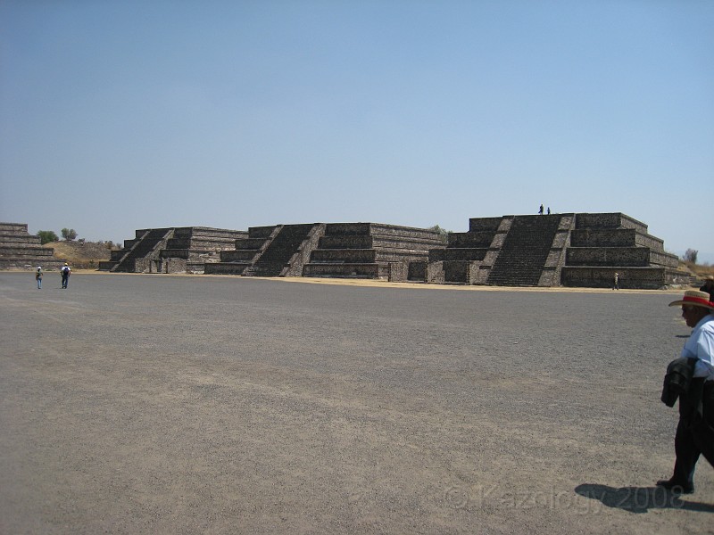 Mexico Pyramids - Mexico City 2009 0680.jpg - A trip to the Teotihuacan area of Mexico to visit the pyramids. A vast complex and a great climb to the top. This was followed by lunch in a cave, then a visit to the historical center of Mexico City. March 2009.